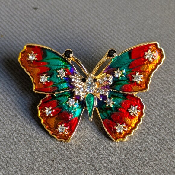Combo Case and Beautiful blinged out brooch - Picture 1 of 5